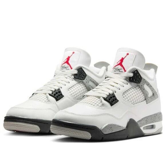 NEW Nike Air Jordan 4 Retro OG 2025 ‘White Cement’ FV5029-100 Men’s Size Multi main image 4